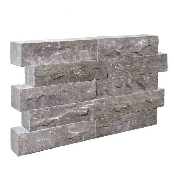 Spotted Bluestone 50x12x12 cm 2x ruw, 4x geschuurd grijs Natuursteen tegels 