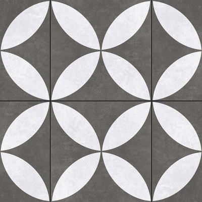 Cerasun Flower Decor 60x60x4 Keramische tegels