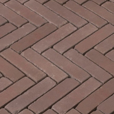 DF60 Westervoort Roodbruin 6,7x20,4x6 Getrommeld Gebakken klinkers