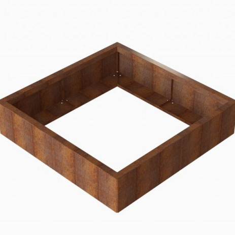 Bloembak Module+ Corten 90x90x42 Bloembakken