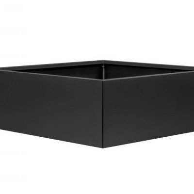 Bloembak vlak - Grafiet Zwart 90x120x40 Bloembakken