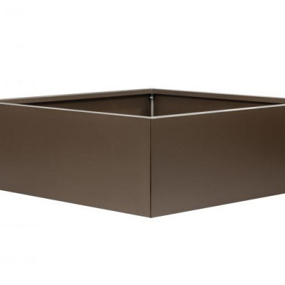 Plantenbak Vlak Supra Bruin 90x90x60 cm SUPRA BRUIN Bloembakken