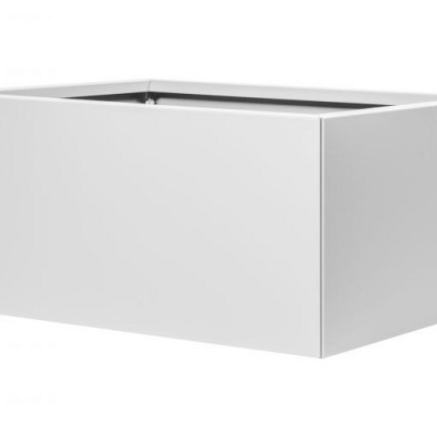 Bloembak vlak- Wit 60X90X40 Bloembakken