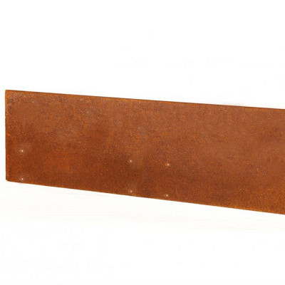 Kantopsluiting Single 300x10 cm CORTEN Borderrand cortenstaal 