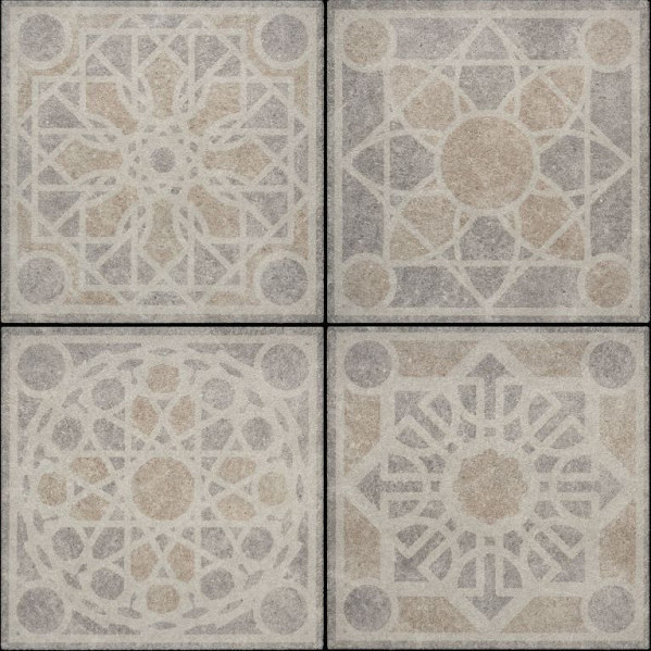 GeoProArte Decor Alhambra 60x60x4 Beton tegels