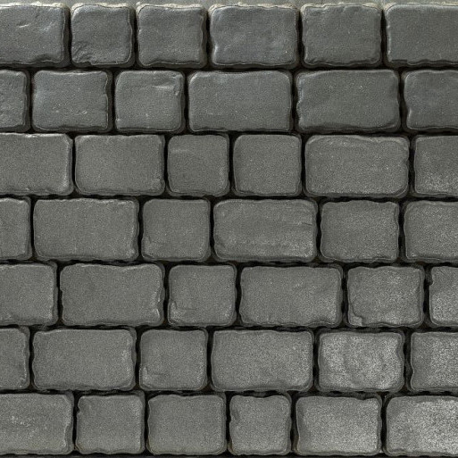 Courtstones Basalt 21/18/16/14/13x13x6 cm Natuursteen tegels 