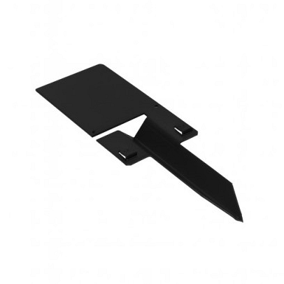 Koppelspies 16,5 cm Grafiet zwart Borderrand cortenstaal 