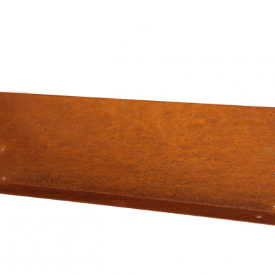 Kantopsluiting Double (flg) Corten 300x16,5 Borderrand cortenstaal 