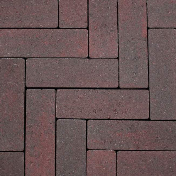 Strackstone+ Wijnrood-havanna 7x21x8 Beton klinkers