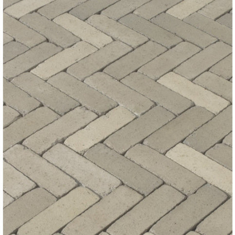 DF80 Fossano Antica Grijs Genuanceerd Strak 6,7x20,6x8 Gebakken klinkers