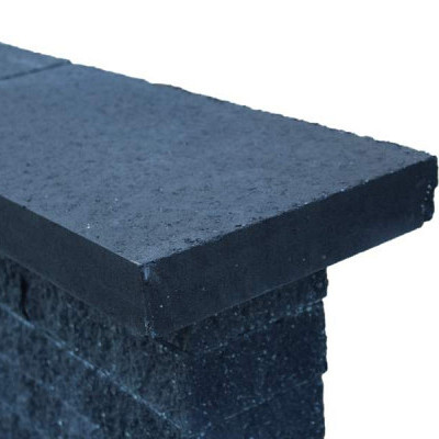 Wallblock afdekplaat Antraciet 30x60x6 Afdekelementen