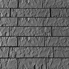 Rock walling Leisteen Antraciet H 13 cm,D 12 cm,L 31,5 / 41,5 / 51,5: Van elke maat 8 stuks Stapelblokken