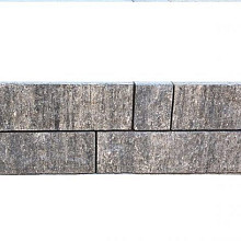 Rock walling Leisteen Grezzo H 13 cm,D 12 cm,L 31,5 / 41,5 / 51,5: Van elke maat 8 stuks Stapelblokken