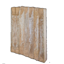 Palissade-stapelblok splitton Sierra Nevada 12x12x100 Gekloofd/ongetrommeld Stapelblokken