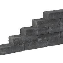 Pilestone Line Coal 15x40x10 Stapelblokken