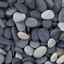 Beach pebbles 20 kg Zwart 15-30 mm Grind en Split