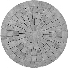 Tumbelton Extra Gothic Cirkel 230 cm Getrommeld Stenen en klinkers
