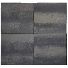 Terratops Grijs-Zwart 20x30x4,7 Beton tegels