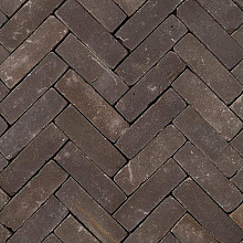 UDF60 Nostalgie WS Classica Zwart bruin onbezand Dikformaat 6,5x20x6 Getrommeld Gebakken klinkers