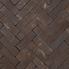 UDF60 Nostalgie WS Designa Zwart bruin onbezand 6,5x20x6 Dikformaat Ongetrommeld Gebakken klinkers