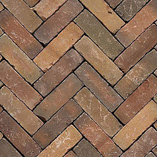 UDF60 Varia WS Classica Geel rood bont onbezand Dikformaat 6,5x20x6 Getrommeld Gebakken klinkers