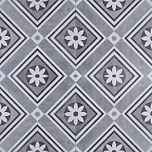 GeoCeramica Concreet Flower Decorate Keramische tegels
