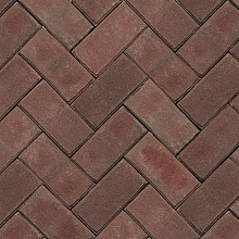 KK70 Padova Designa Rood paars bezand 10x20x7 Keiformaat Ongetrommeld Stenen en klinkers