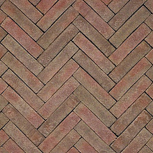 UWF60 Novoton Designa Bruin rood bezand 5x20x6 Waalformaat Ongetrommeld Gebakken klinkers