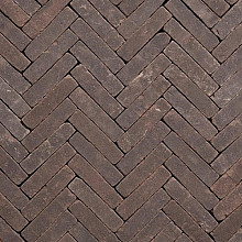 UWF60 Preston Natura Bruin zwart bezand Waalformaat 5x20x6 Getrommeld Gebakken klinkers