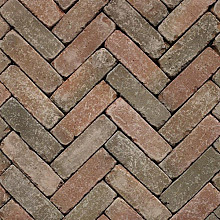 UDF60 Novoton WS Classica Rood bruin onbezand Dikformaat 6,5x20x6 Getrommeld Gebakken klinkers