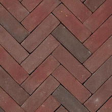 UDF60 Ruston Designa Paars rood bezand 6,5x20x6 Dikformaat Ongetrommeld Gebakken klinkers