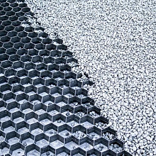 Grindplaat 592x790x30 mm wit Grindplaten