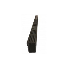 SlimLine 100 Vervangingsrooster zwart aluminium Goten