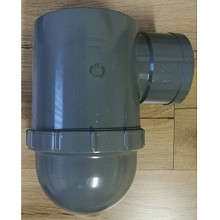 Riool sifon 27 110mm PVC gebruik in combi. Met Hexa onderuitloop Goten