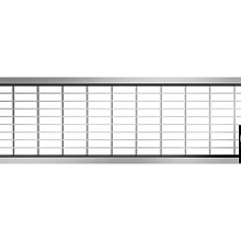 Maasrooster verzinkt staal 50 30/10 Hexaline 2.0 en Euroline Goten