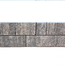 Rock walling Leisteen Grezzo H 13 cm,D 12 cm,L 31,5 / 41,5 / 51,5: Van elke maat 8 stuks Stapelblokken