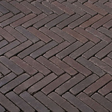 WF60 Bolzano antica Paars genuanceerd 5x20,4x6 Getrommeld Stenen en klinkers