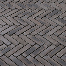 WF60 Lugano antica Blauw-zwart 5x20,4x6 Getrommeld Stenen en klinkers