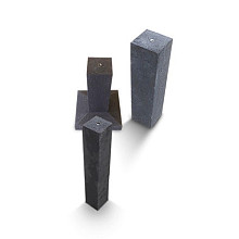 Betonpoer huls zwart Betonpoeren