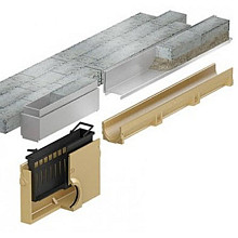 Slotline 65mm opzet-/inspectie element 50x7,8 Tbv. Euroline vuilvanger, geen Hexaline 2.0 Goten