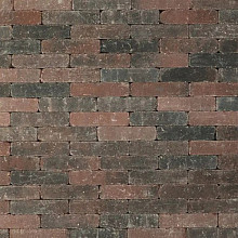 Metro Trommelsteen waalformaten Rood genuanceerd Beton klinkers