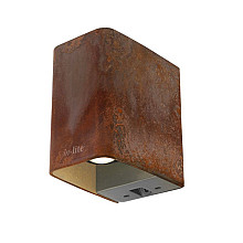 Wall Ace down corten Wandlampen