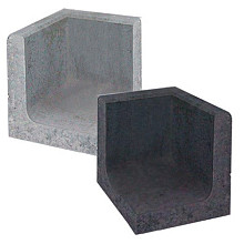 L-hoekelement Roestbruin 50x50x100 Voet x lengte x hoogte L-elementen