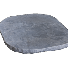 Flagstone op maat Blue moon Blauw-grijs Gezoet Flagstones
