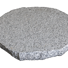 Staptegel rond G603 grijs piazzo Lichtgrijs 35x35x3 Gezaagd en gevlamd Natuursteen tegels 