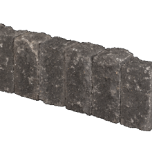 Palissade-stapelblok splitton Mount Everest 12x12x25 Gekloofd/getrommeld Stapelblokken