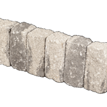 Palissade-stapelblok splitton Matterhorn 12x12x25 Gekloofd/getrommeld Stapelblokken