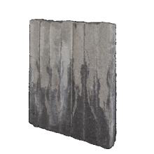 Palissade-stapelblok splitton Matterhorn 12x12x100 Gekloofd/ongetrommeld Stapelblokken