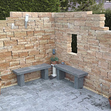 Ruine Combiwall Splitton compleet Mont Blanc Ruine compleet met bouwplan Stapelblokken