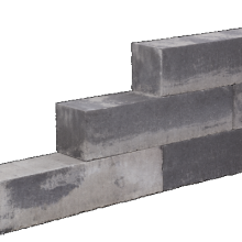Lineablock Gothic 15x15x45 Strak muurelement,ongetrommeld Stapelblokken